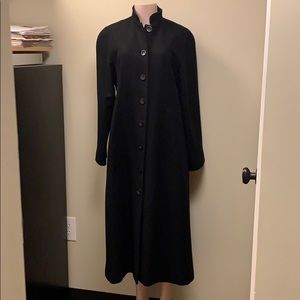 Harve’ Bernard black wool coat
